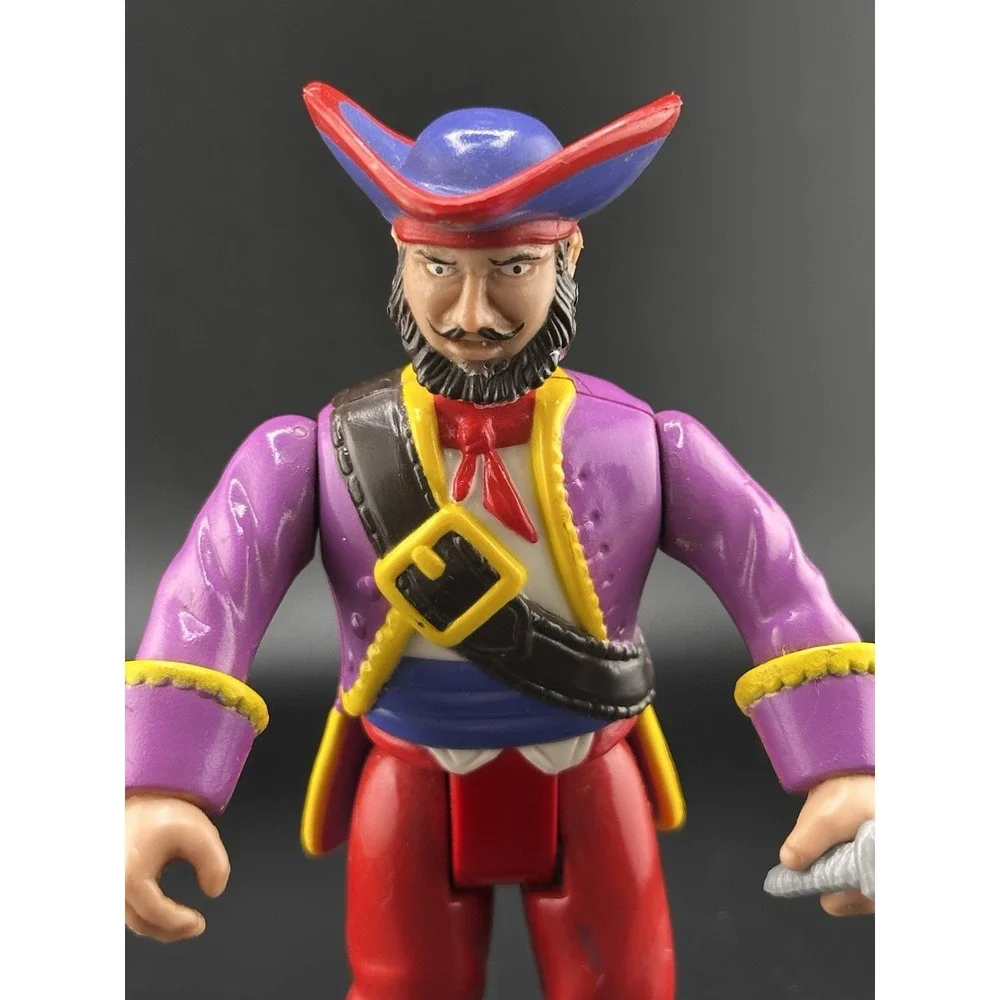 Vtg 1990 Imperial Pirates of the High Seas Captain Kidd Action Figure With Sword